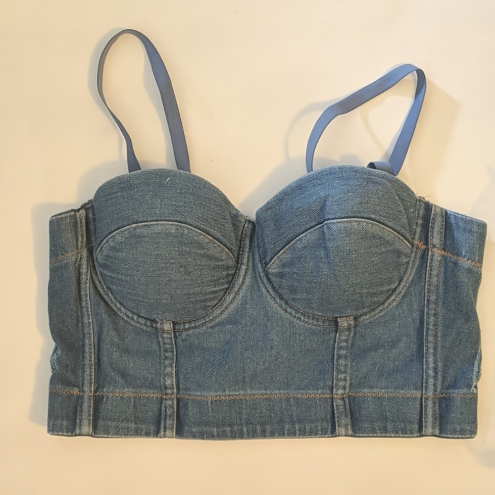 Denim Bustier